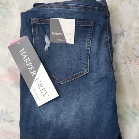 💥💥Host Pick💥💥Harper Grey Maternity Jeans - Picture 3 of 4
